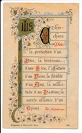 Image Pieuse Enluminures IHS Cherchons En Dieu... Gérard Desgodets éditeurs - Holy Card - Andachtsbilder