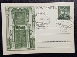 Luxembourg 1944- Poskarte Wasserbillig Stempel - 1940-1944 Duitse Bezetting