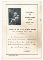 Image Pieuse Association Notre Dame De La Bonne Mort - Boumard éditeur - Holy Card - Andachtsbilder