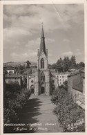 Rhone : PONTCHARRA-sur-TURDINE : L'église Et La Place (  Cpsm - Photo Vérit. ) - Pontcharra-sur-Turdine