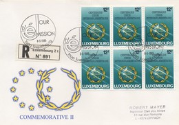 RE51    Recommandé - FDC Centenaire De L'union Interparlementaire 1989   TTB - Storia Postale