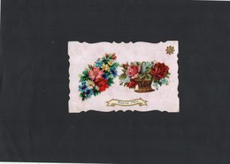 CPA 2358 - Carte Avec Découpi Fleurs - Nouvel An - Bonne Fête - New Year