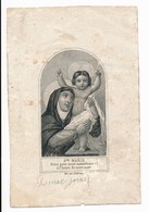 Image Pieuse XIXe Je Vous Salue Marie - Bes Et Dubreuil éditeur - Holy Card - Devotieprenten