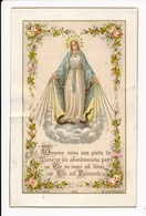 Image Pieuse Chromo Dorures Marie Tenons Nous Aux Pieds... - Morel éditeur N°948 - Holy Card - Images Religieuses