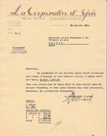 SUIISE PORRENTRUY COURRIER 1934 La COOPERATIVE D' AJOIE    A65 Cantion Du JURA - Svizzera