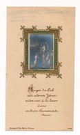 Image Pieuse Chromo Dorures Relief Photo Sur Celluloïd Anges Du Ciel - Boumard Fils éditeur N°9358 - Holy Card - Andachtsbilder