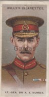 Great Britain - Lt. General Sir Archibald James Murray - No. 20 - Wills's Cigarettes - Allied Army Leaders - Wills