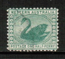 WESTERN AUSTRALIA  Scott # 58 VF USED (Stamp Scan # 426) - Gebruikt