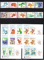 Olympics 1988 - Olympiques 1988 - Soccer - SOUTH KOREA - 10 S/S+Stamps MNH ** - Summer 1988: Seoul