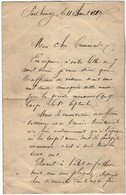 VP13.172 - MILITARIA - Lettre Du Lieutenent LAFERRE à PARTHENAY - Dokumente