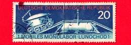 GERMANIA - Usato - Rep. Democratica - DDR - 1971 - Spazio - Navicelle Spaziali - Lunar Lab 'Lunochod 1' - 20 - Usados