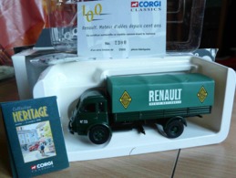 1957 CAMION RENAULT FAINEANT REGIE NATIONALE CORGI HERITAGE MOTEUR D'IDEES DEPUIS CENT ANS 1898 1998 - LKW, Busse, Baufahrzeuge