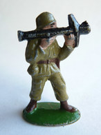 FIGURINE EN ALUMINIUM QUIRALU WWII SOLDAT US BAZOOKA - Quiralu