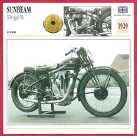 Sunbeam 500 Type 90. Moto De Course. Grande Bretagne. 1929. La Plus Glorieuse De Toutes Les Sunbeam. - Sport