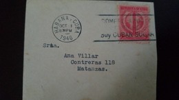 O) 1946 CUBA-CARIBBEAN, SPANISH ANTILLES, CIGAR AND GLOBE SCT 357 2c, BUY CBAN SUGAR, XF - Lettres & Documents