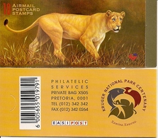 SOUTH AFRICA, 1998, Booklet 52,  Big Five, Barcode-sticker - Booklets