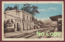 Viviez Aveyon La Gare / Thème : Chemin De Fer / Rail / Train - Autres & Non Classés
