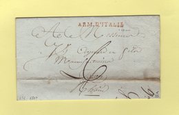 Armee D'Italie - 1807 - Sans Correspondance - Marques D'armée (avant 1900)