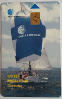 BVI Cable And Wireless US$20  " Sailing Ship ( Chip On Front ) " - Virgin Islands