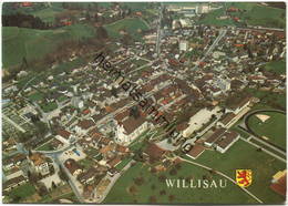 Willisau - Luftaufnahme - AK Grossformat Gel. 1977 - Willisau