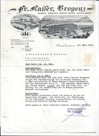 BREGENZ,1933 FR. KAISER BREGENZ - Fabrik Medicin Diätetischer Präparate  Invoice Faktura - Austria BREGENZ - Österreich