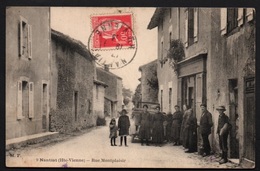 CPA  --  NANTIAT HAUTE VIENNE  RUE MONTPLAISIR  ANIMEE  Introuvable Sur Delcampe  061.E - Nantiat