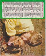 CALENDRIER PTT 1985 ( ENFANTS Avec  CHEVAL Et CHIEN ) - Tamaño Grande : 1981-90