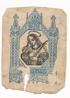 Image Pieuse XIXe Sainte Constance -  Holy Card - Devotieprenten