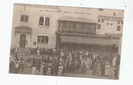 Delcampe - RABAT 47 VILLES DU MAROC  BOULEVARD EL ALOU (TUNIS HOTEL . BRASSERIE DES DEUX CHARENTES ET ANIMATION) - Rabat