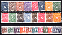 COTE DES SOMALIS - N°Taxes 11/20**.39/43**.44/53** - Les 3 Séries Sont Complètes. Luxe. - Unused Stamps