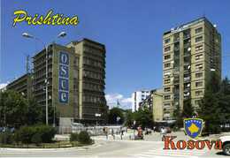Capital City PRISTINA, View OSCE Headquarter, Kosovo (Serbia) New Postcards, ERROR Mitrovica Instead - Kosovo