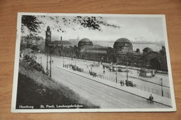 5576- HAMBURG, ST. PAULI, LANDUNGSBRÜCKEN / Auto / Car / Coche / Voiture - 1937 - Autres & Non Classés