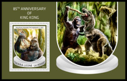 SIERRA LEONE 2018 MNH** Gorilla Monkey Affen Singes King Kong S/S - OFFICIAL ISSUE - DH1842 - Gorilles