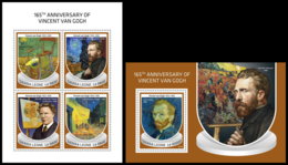 SIERRA LEONE 2018 MNH** Vincent Van Gogh Paintings Gemälde Peintures M/S+S/S - OFFICIAL ISSUE - DH1842 - Other