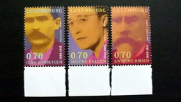 Luxemburg 2163/5 **/mnh, Jean Schortgen, Hélène Palgen, Antoine Hirsch - Unused Stamps