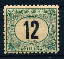 ** 1903 Zöldportó 12f B 11 1/2 Fogazás (100.000) (pici Ráncok / Small Creases) - Autres & Non Classés