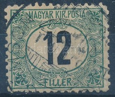 O 1903 Zöldportó 12f B Fogazással (30.000) - Autres & Non Classés