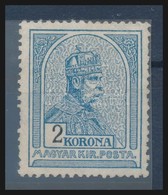 * 1913 Turul 2K Fekvő Vízjel Rövid Fogak (26.000) - Altri & Non Classificati