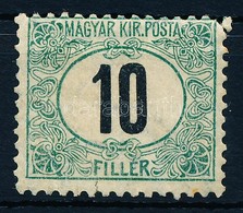 * 1903 Zöldportó 10f 'A' (25.000) (lógó Sarokfog / Corner Fault) - Altri & Non Classificati