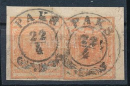 1850 2 X 3kr 'PAKS' - Autres & Non Classés