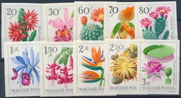 ** 1965 Virág (VI.) - Botanikus Kert Virágai Vágott Sor (5.500) - Autres & Non Classés