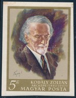 ** 1968 Kodály Zoltán (I.) Vágott Bélyeg - Altri & Non Classificati