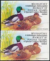 ** 1989 Récék 2 Db Bélyegfüzet Angol Felülnyomással (11.000) - Sonstige & Ohne Zuordnung