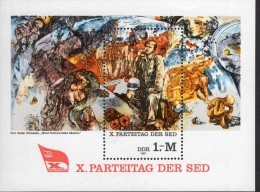 DDR Block 063 X Parteitag Der SED Postfrisch MNH *** ( 3 Blocks / 3 Items) - 1981-1990