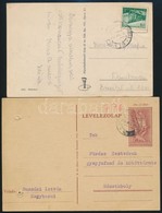 2 Db Ritkább Mozgóposta Bélyegzésű Küldemény - Used Stamps