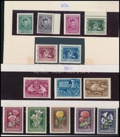 ** O 1920-1950 Hadifogoly B Sor, Pázmány, Eucharisztikus Blokk Bélyegei Pecsételt,  Sakk, Virág Sorok (13.200) - Used Stamps