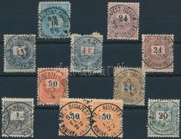 O 11 Db Krajcáros Bélyeg Távírda Bélyegzésekkel - Used Stamps