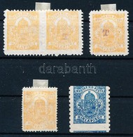 (*) 1913-1921 5 Db Magánfogazású Hírlapbélyeg - Used Stamps