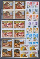 ** Sorok A 80-as évekből Rengeteg összefüggéssel, Többletpéldányokkal 8 Lapos A/4 Berakóban - Used Stamps