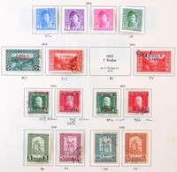 * O Bosznia Hercegovina Gyűjteményrész 1912-1918, 87 Klf Bélyeg 6 Albumlapon - Used Stamps